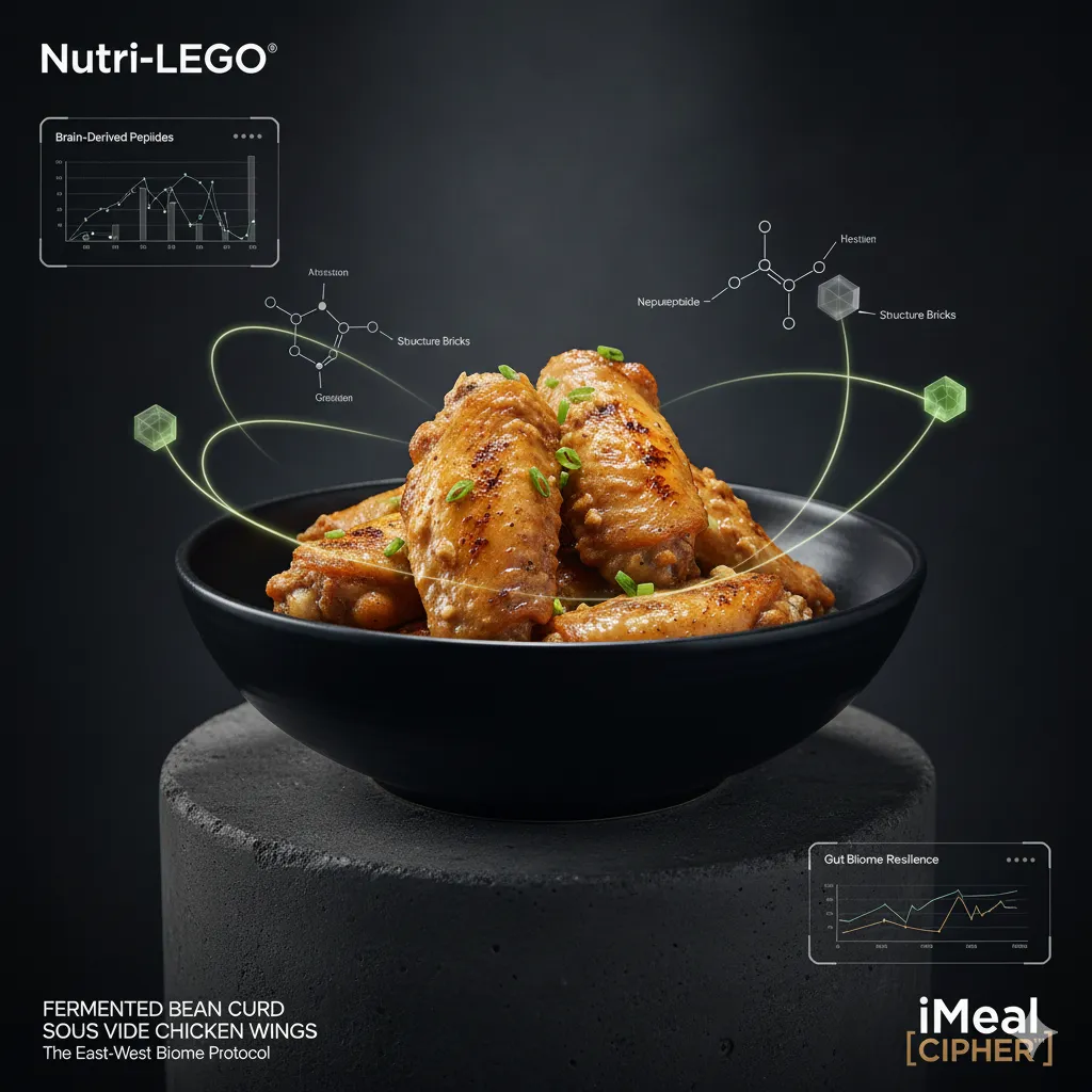 Fermented Bean Curd Sous Vide Chicken Wings