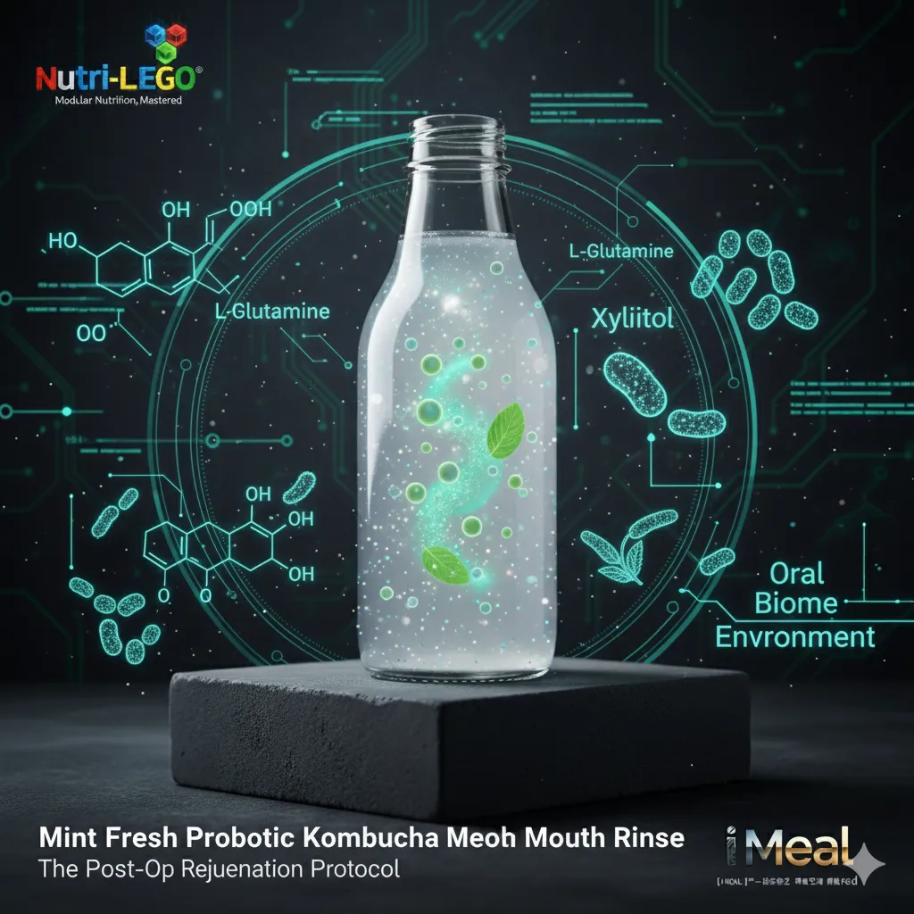 Mint Fresh Probiotic Kombucha Mouth Rinse