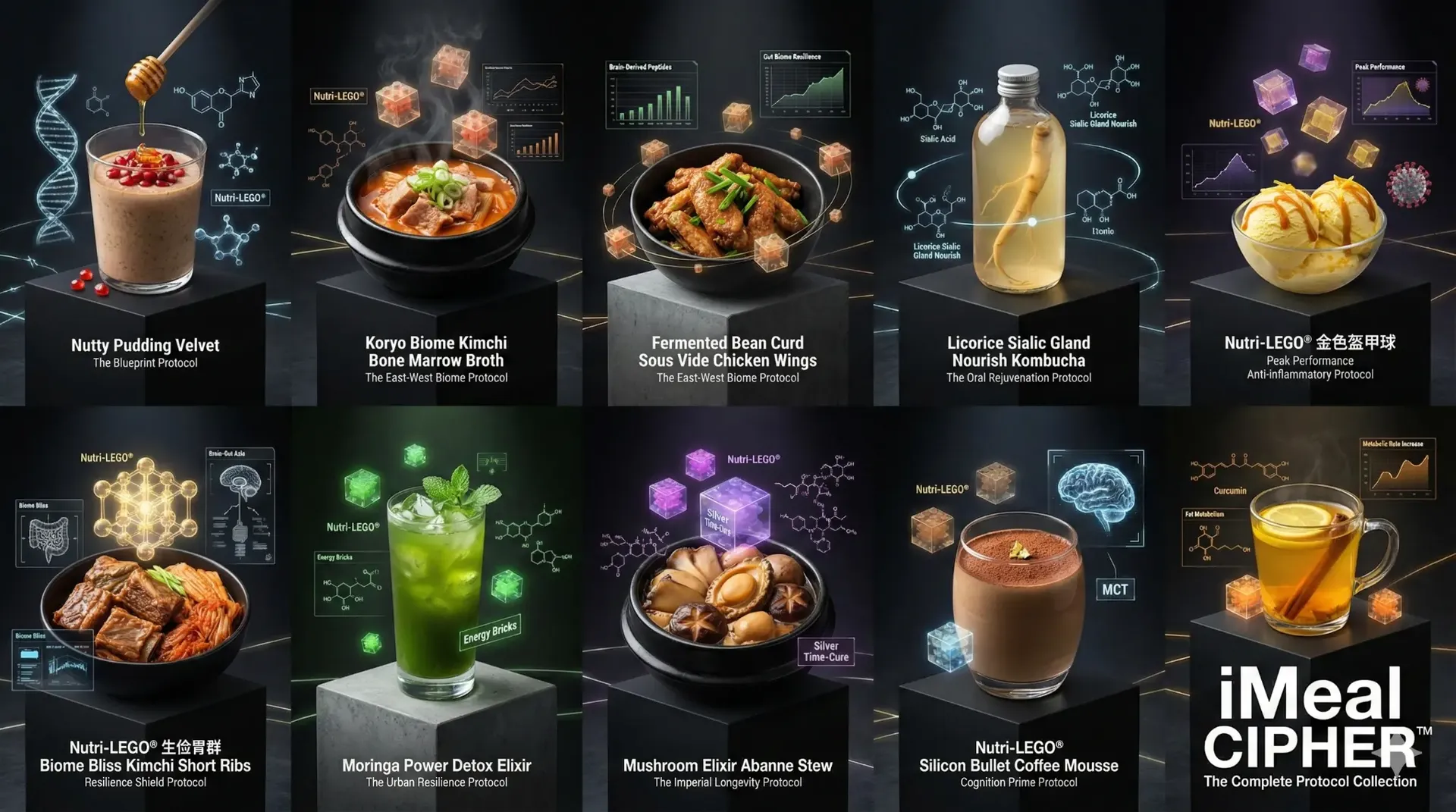 iMeal CIPHER完整产品矩阵:Nutri-LEGO协议化产品系列