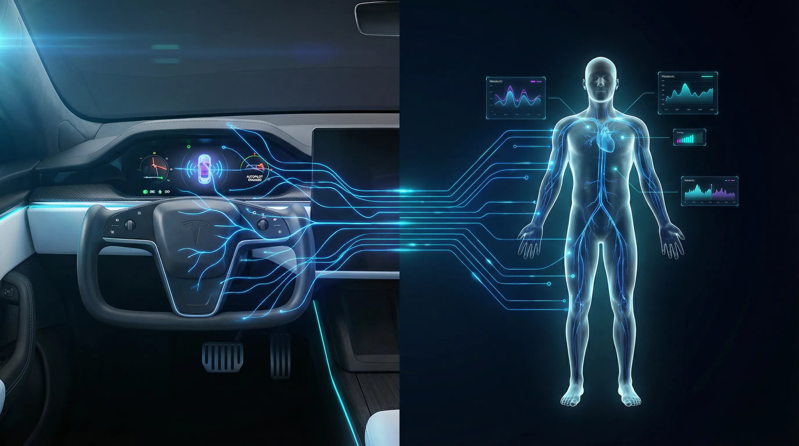 身体进入自动驾驶状态的视觉隐喻