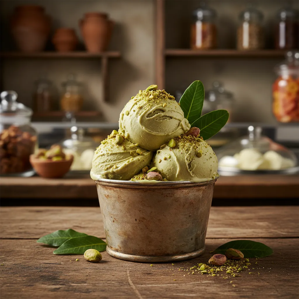 Pistachio Protein Gelato