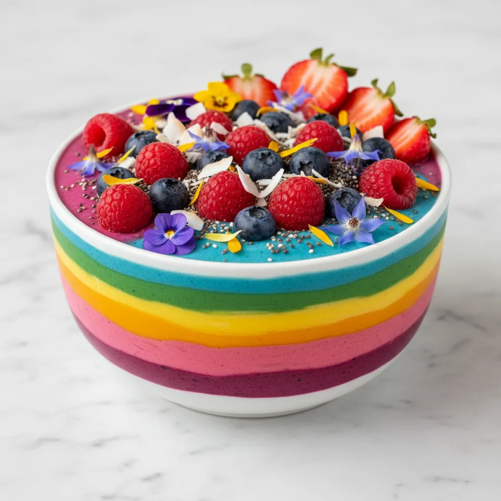 Rainbow Smoothie Bowl